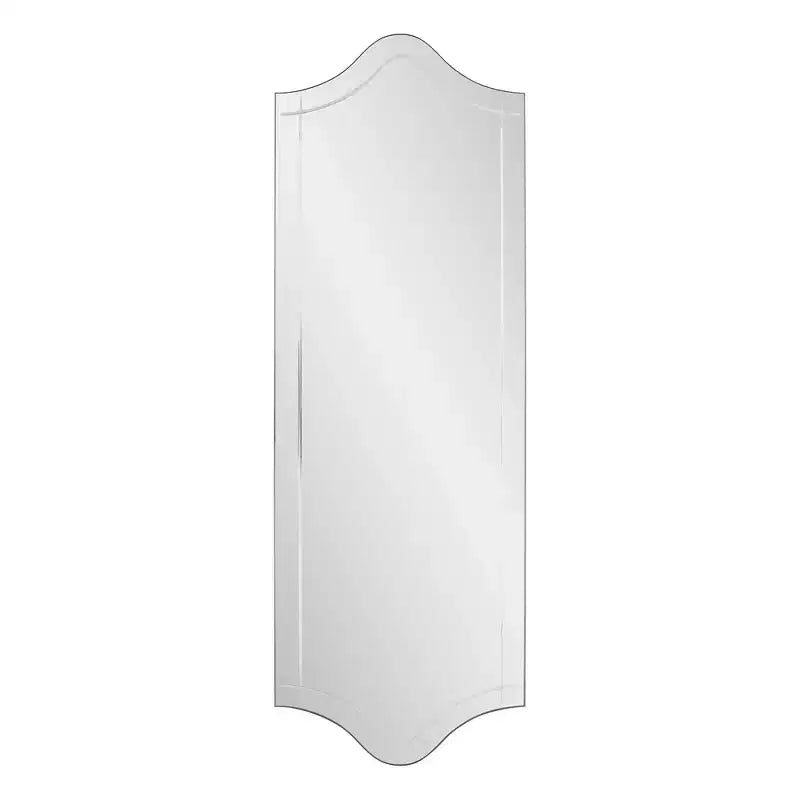 Howard Elliott 60"x20" Full Length Frameless Wall Mirror Whitby Collection: Modern Rectangle No Assembly Required MDF Mounted