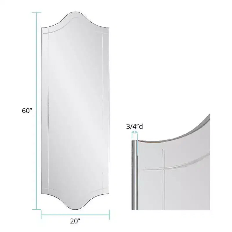 Miroir mural rectangulaire moderne