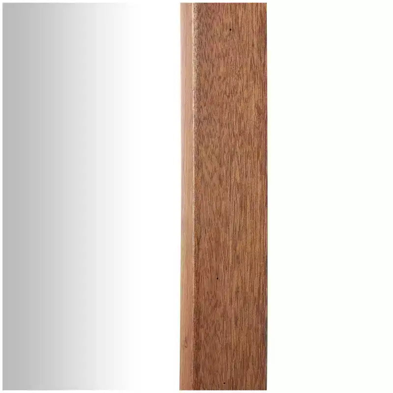 Miroir mural simple en bois avec bords arrondis Design moderne Cadre en MDF