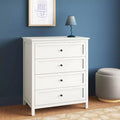 Commode classique à 4 tiroirs blanche - Room Essentials