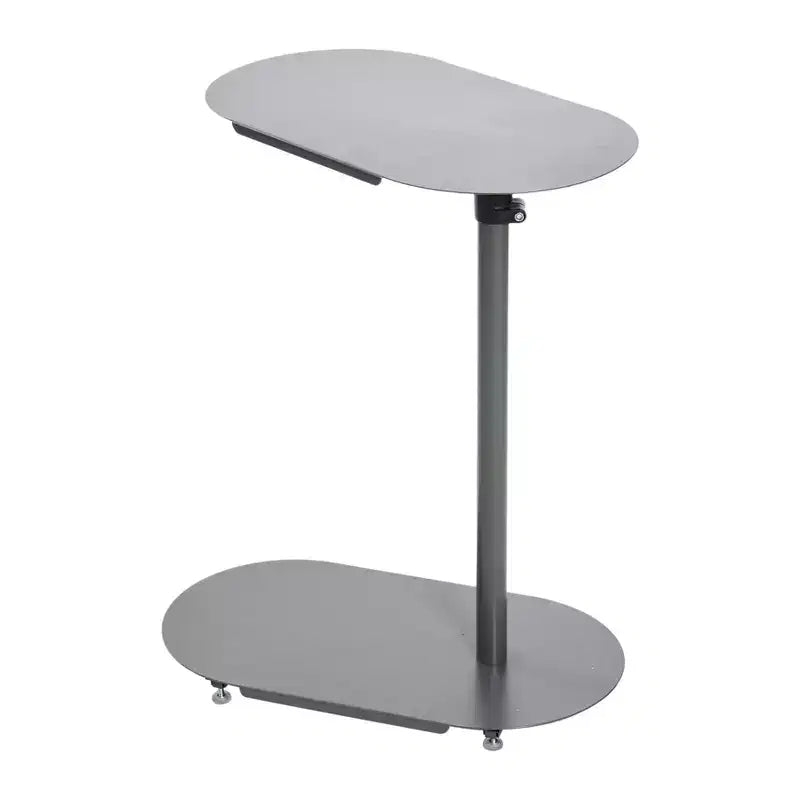 Table d'appoint C moderne réglable Gris Élégante Table de canapé latérale