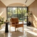 Fauteuil d'appoint Caramel/Natura