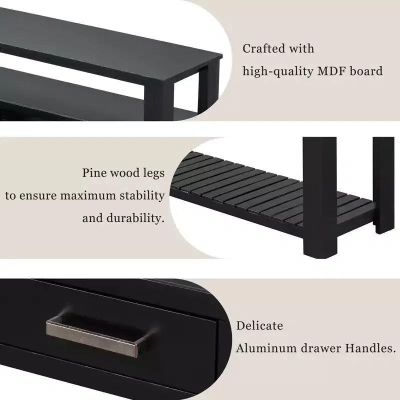 Console moderne / Table d'appoint pour salon