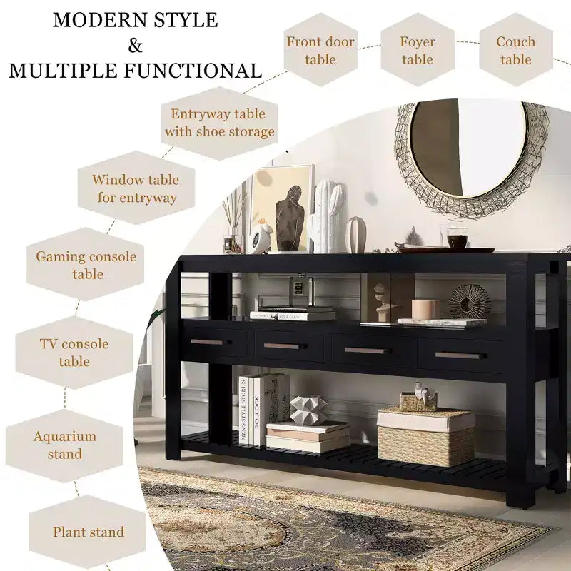 Console moderne / Table d'appoint pour salon
