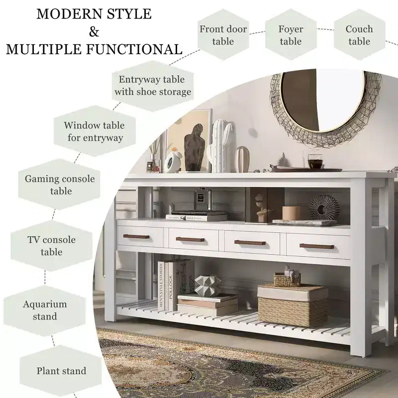 Console moderne / Table d'appoint pour salon