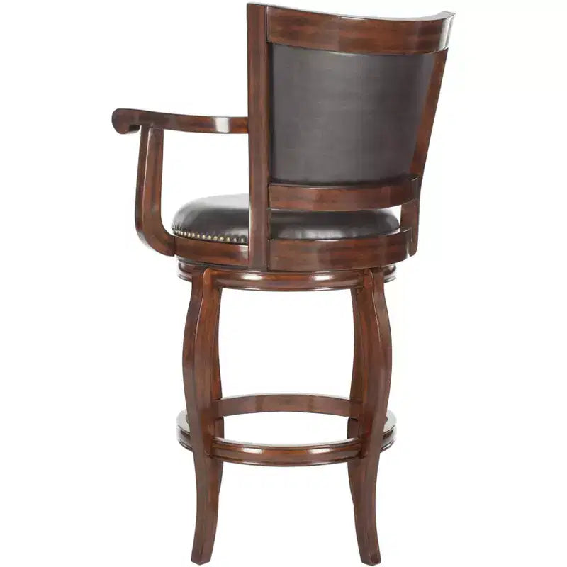 Tabouret de bar avec décorations à rivets