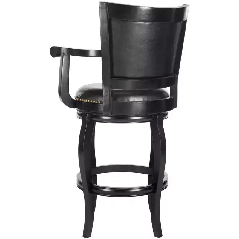Tabouret de bar avec décorations à rivets