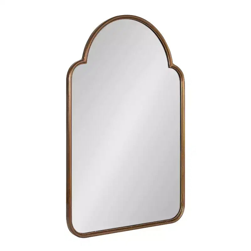 Kate and Laurel Arthell Metal Arch Mirror 24x36 Gold