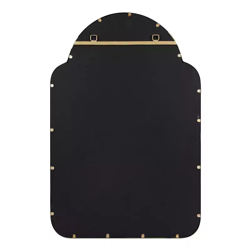 Miroir arche en métal doré