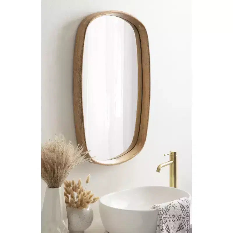 Miroir mural encadré