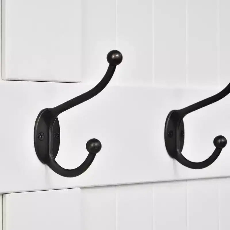 Banc de rangement et portemanteau 3-en-1 avec patère