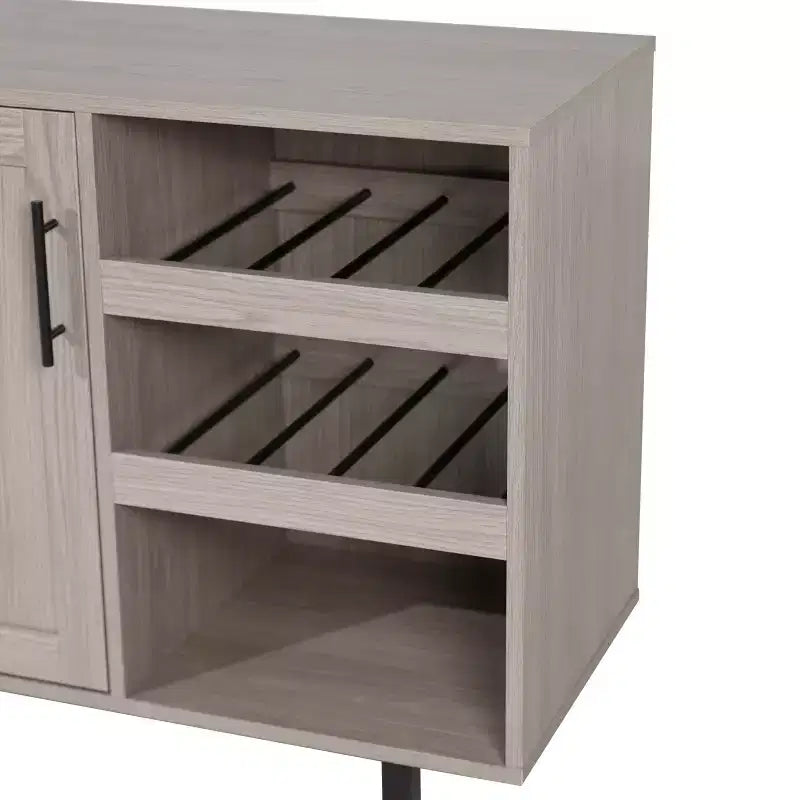 Meuble Bar et Buffet Classique avec Meuble Bas à Porte Unique Style Shaker