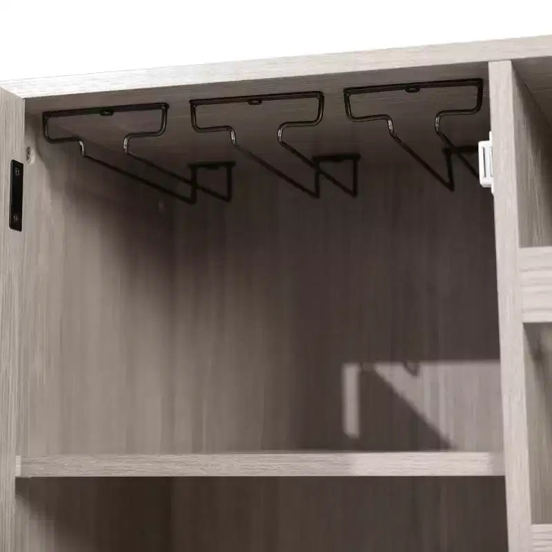 Meuble Bar et Buffet Classique avec Meuble Bas à Porte Unique Style Shaker