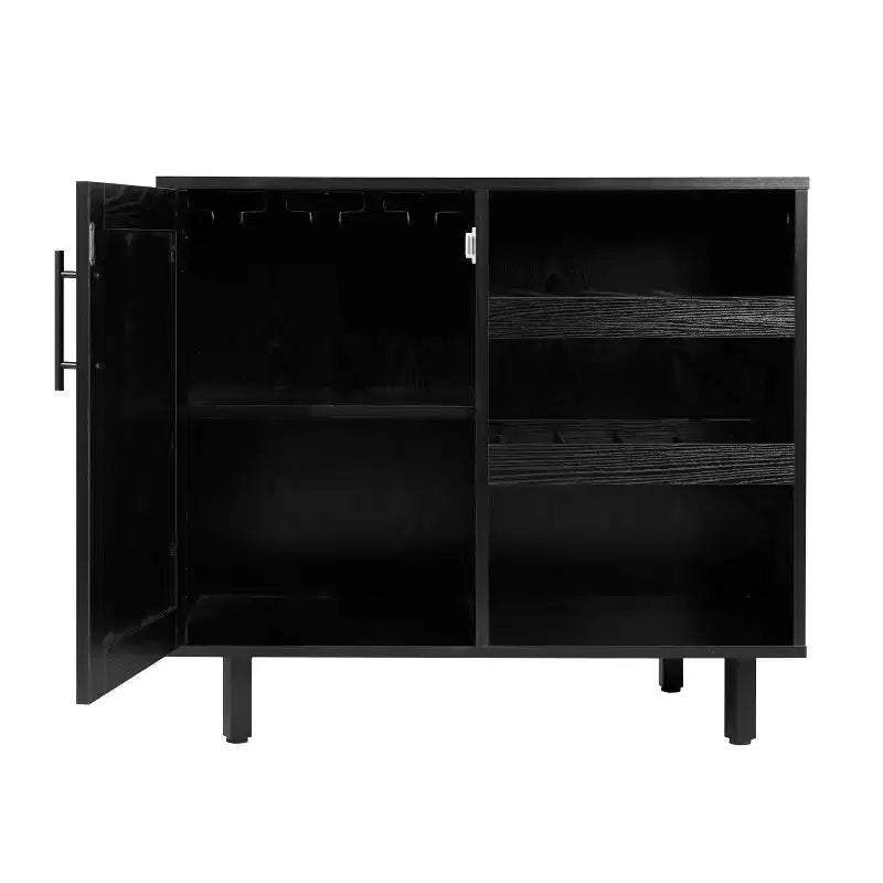 Meuble Bar et Buffet Classique avec Meuble Bas à Porte Unique Style Shaker