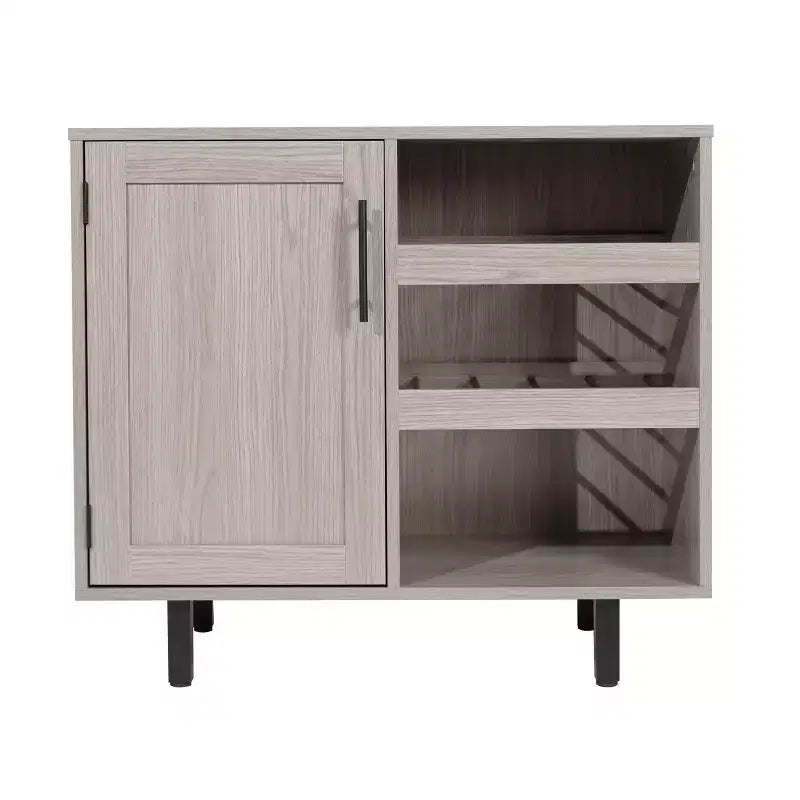 Meuble Bar et Buffet Classique avec Meuble Bas à Porte Unique Style Shaker