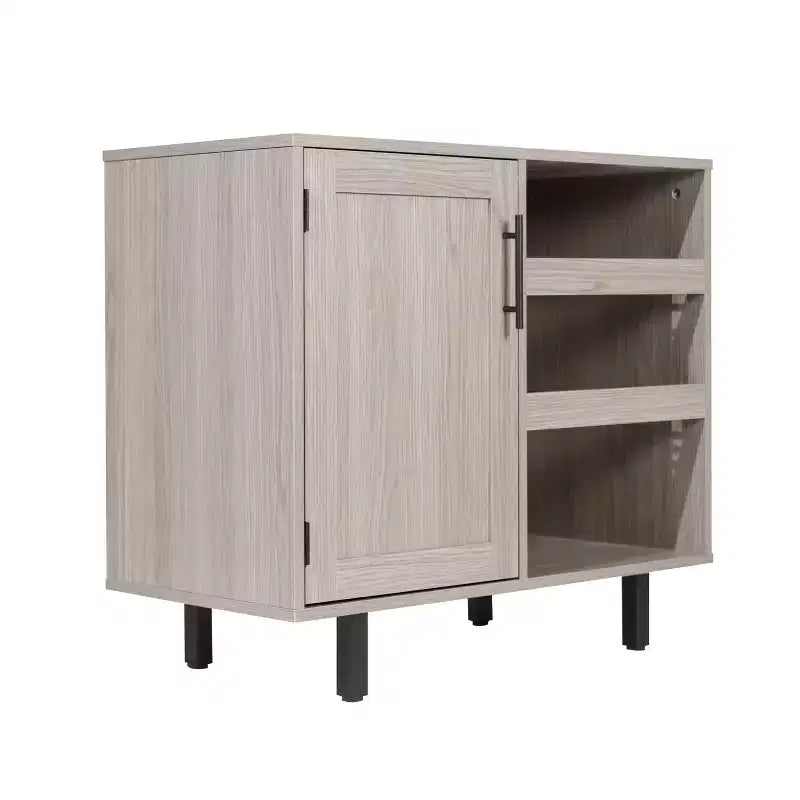 Meuble Bar et Buffet Classique avec Meuble Bas à Porte Unique Style Shaker