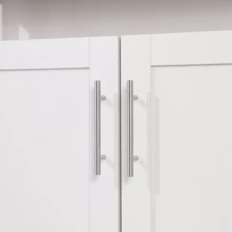 Buffet et vaisselier avec armoire de rangement et étagère supérieure