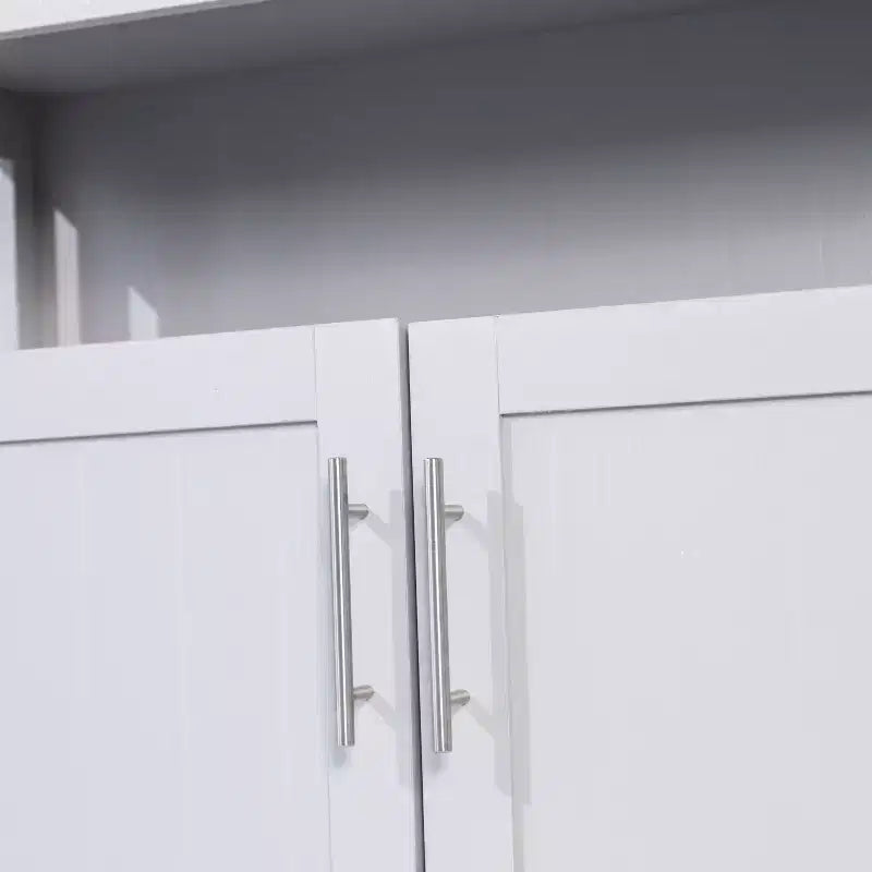 Buffet et vaisselier avec armoire de rangement et étagère supérieure