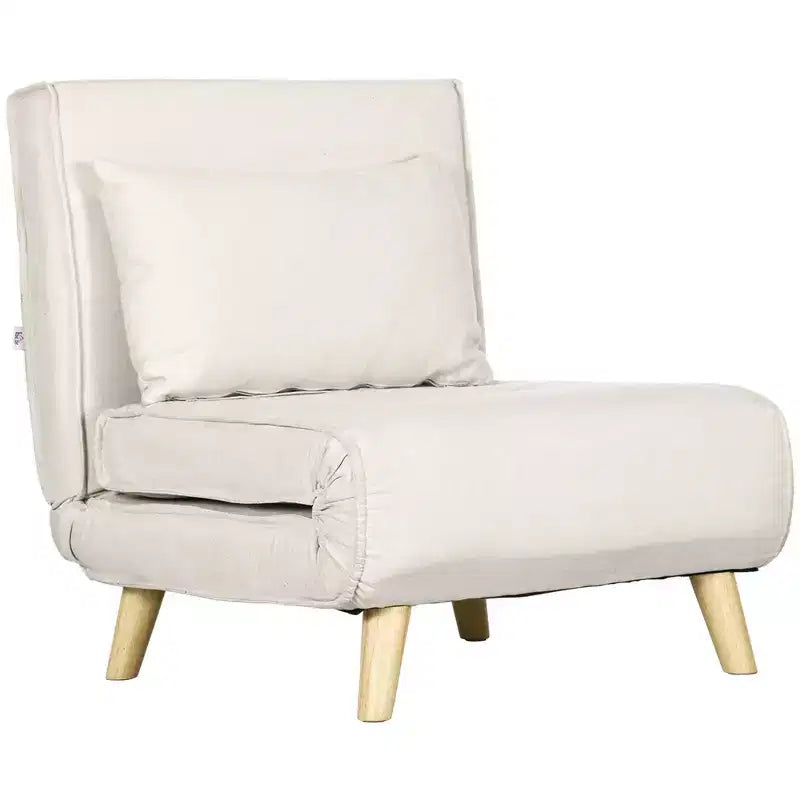 Fauteuil Convertible Lit 2-en-1 Canapé-Lit Multifonctionnel