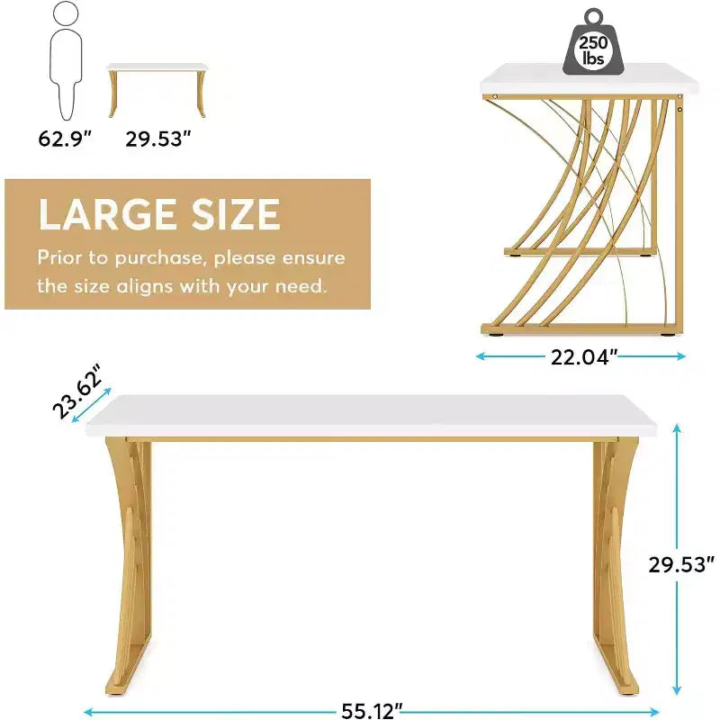 Grand bureau d'ordinateur moderne