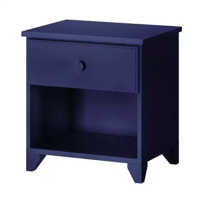 Table de chevet classique en bois avec 1 tiroir, pour enfant / Table d'appoint / Petite table de chevet
