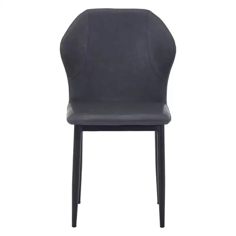Chaise de salle à manger moderne capitonnée en tissu - Chaise d'appoint ergonomique