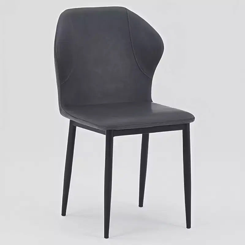 Chaise de salle à manger moderne capitonnée en tissu - Chaise d'appoint ergonomique