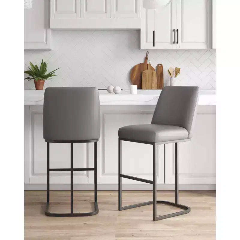 Confort Lot de 2 tabourets de bar