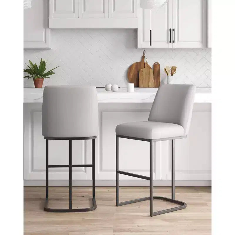 Confort Lot de 2 tabourets de bar