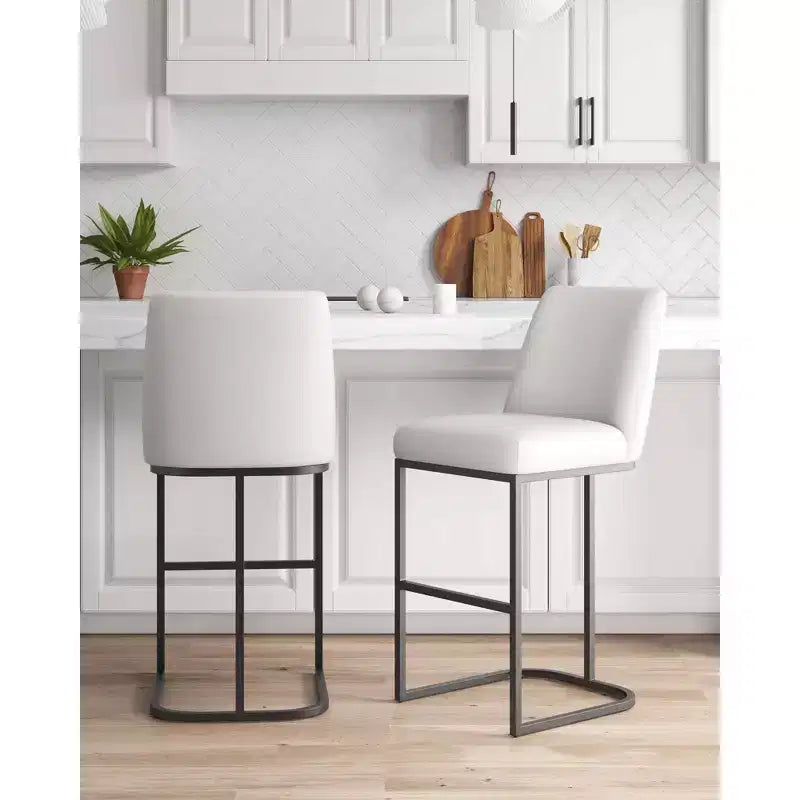 Confort Lot de 2 tabourets de bar
