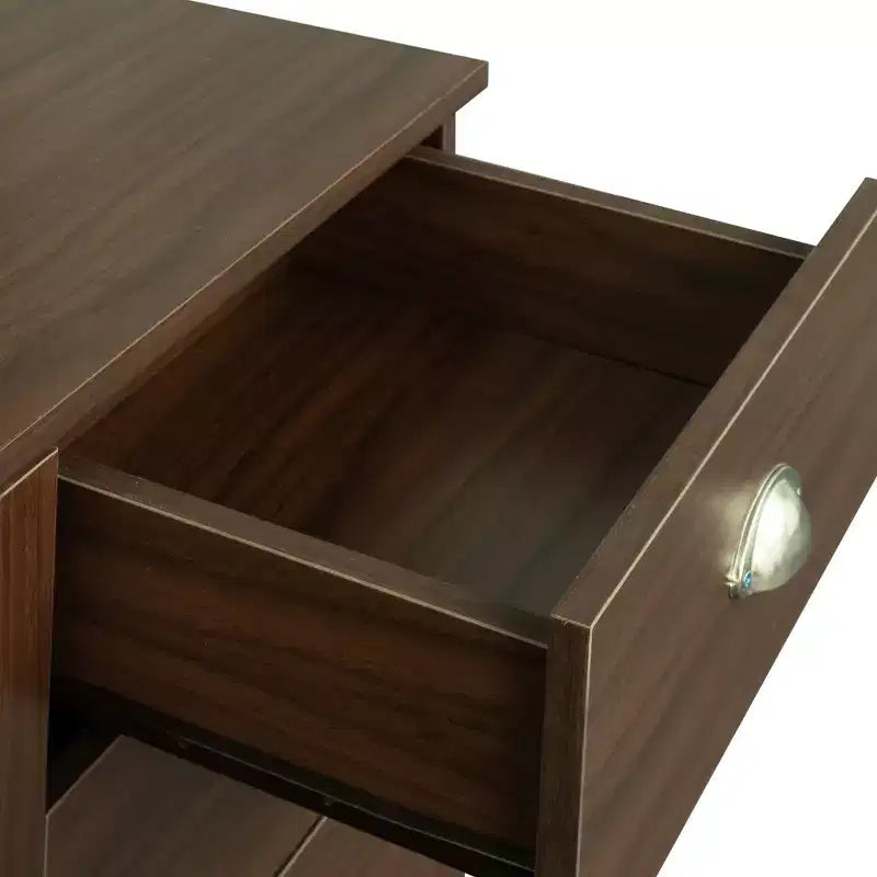 Bureau d'ordinateur à domicile avec étagère, bureau d'écriture, poste de travail