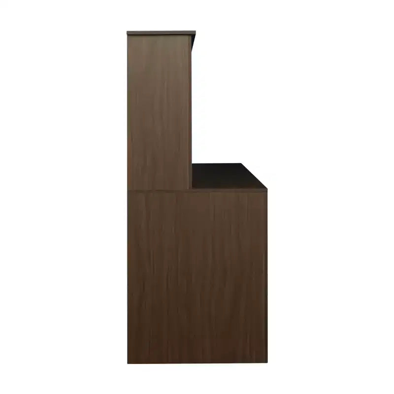 Bureau d'ordinateur à domicile avec étagère, bureau d'écriture, poste de travail