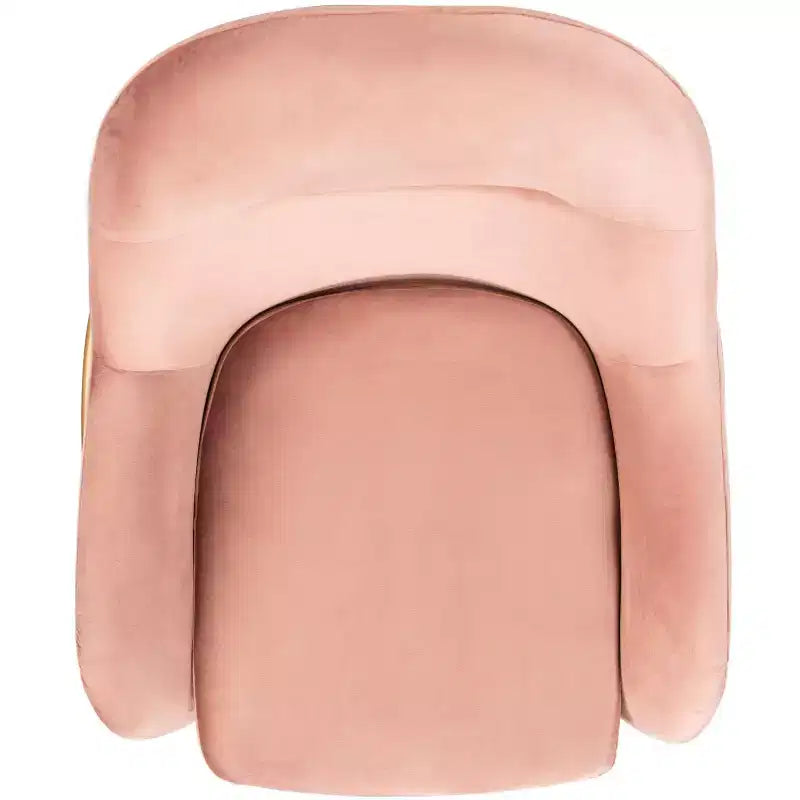 Fauteuil d'appoint en velours