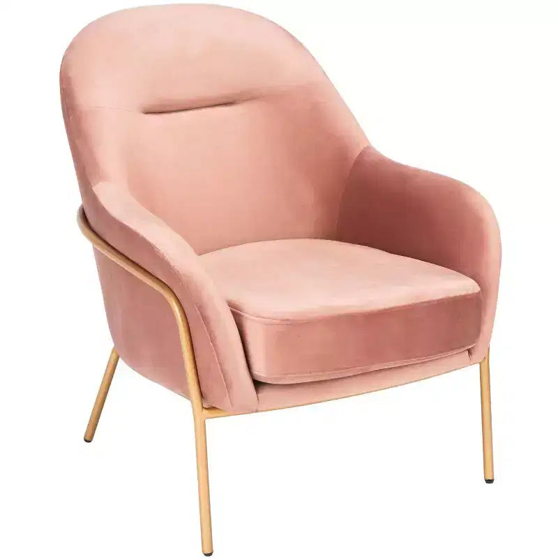 Fauteuil d'appoint en velours