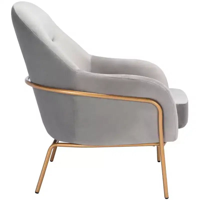 Fauteuil d'appoint en velours