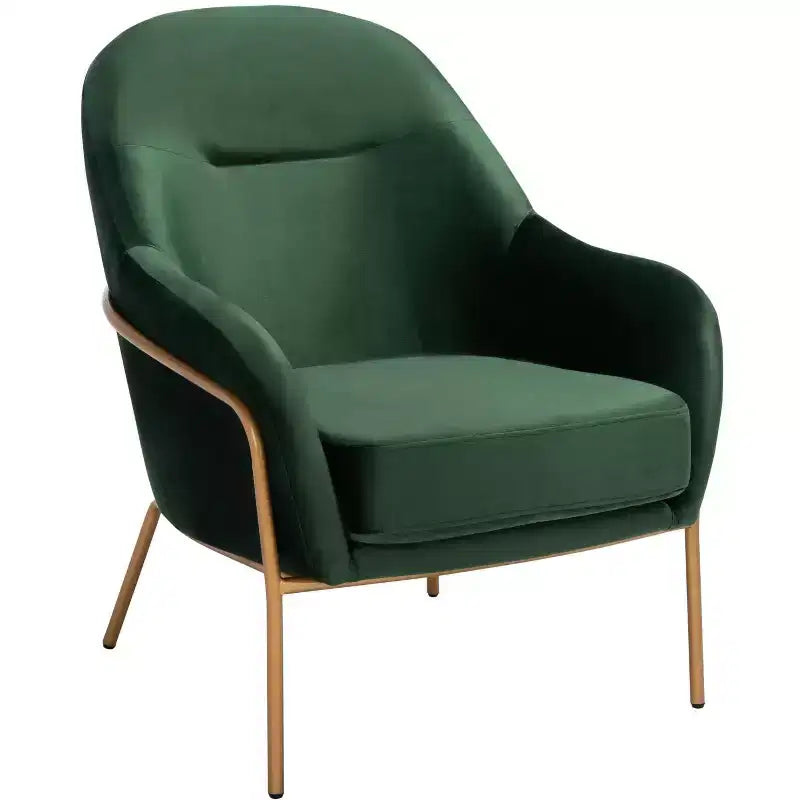 Fauteuil d'appoint en velours