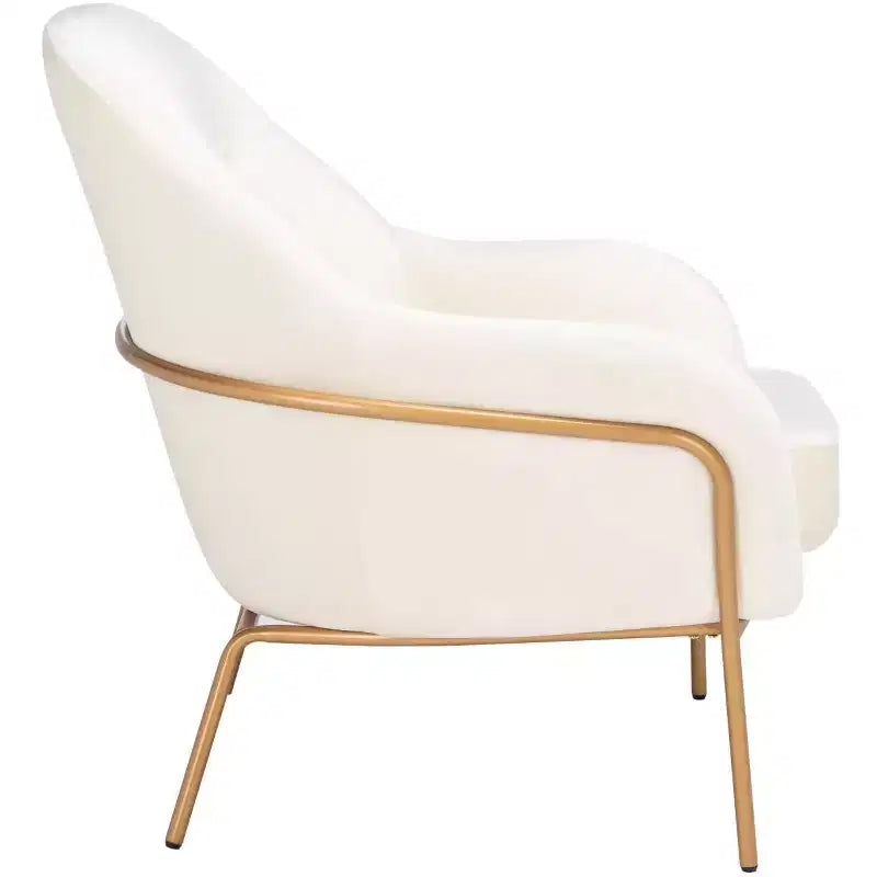 Fauteuil d'appoint en velours