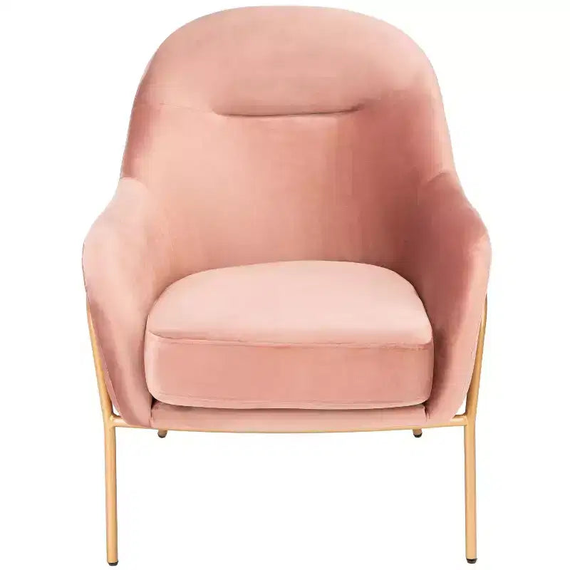 Fauteuil d'appoint en velours