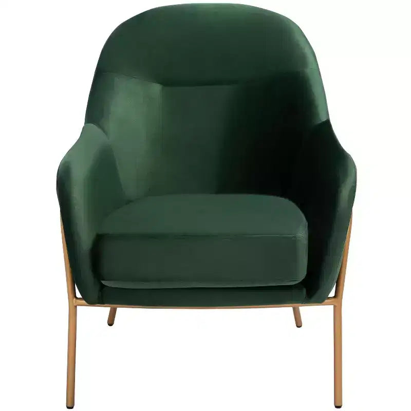 Fauteuil d'appoint en velours