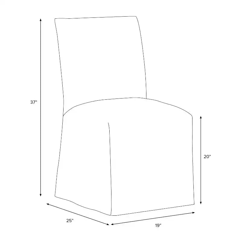 Chaise de salle à manger déhoussable